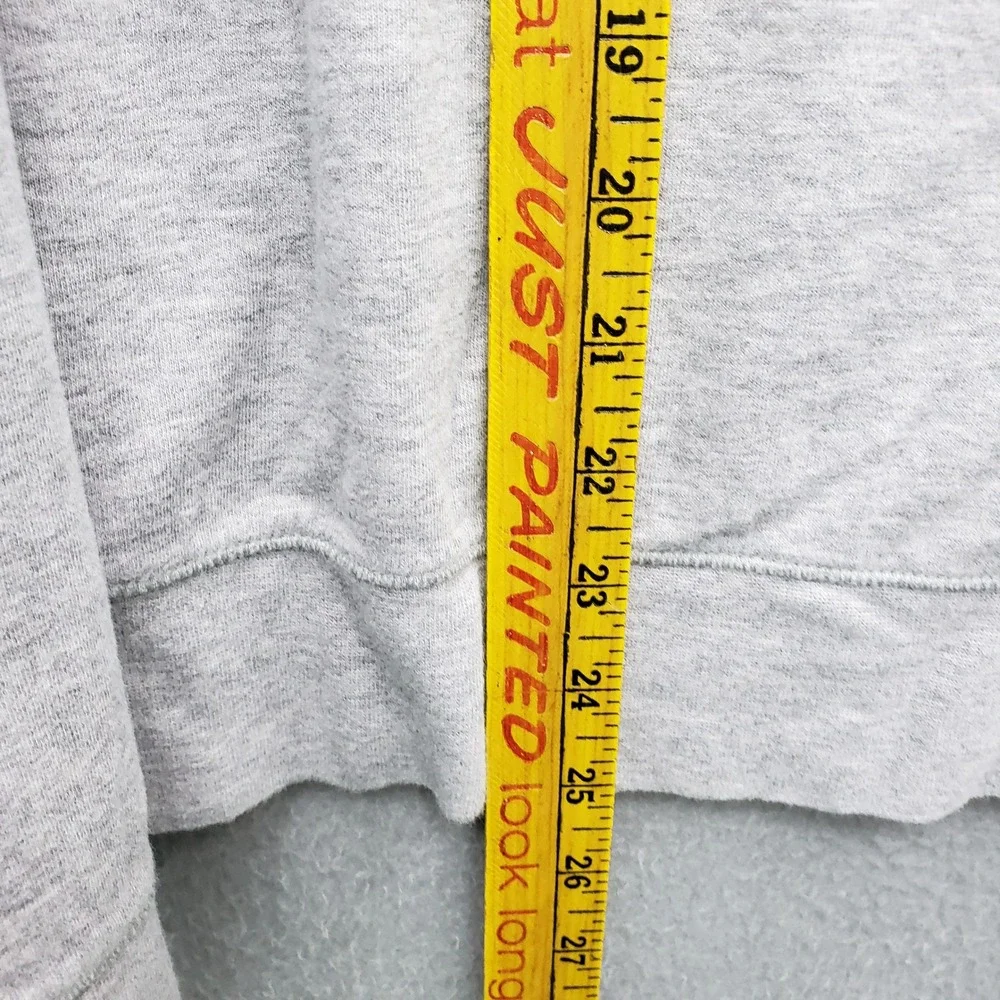 Polo Ralph Lauren Pony Logo Crewneck Sweatshirt Light Gray Preppy Minimalist L